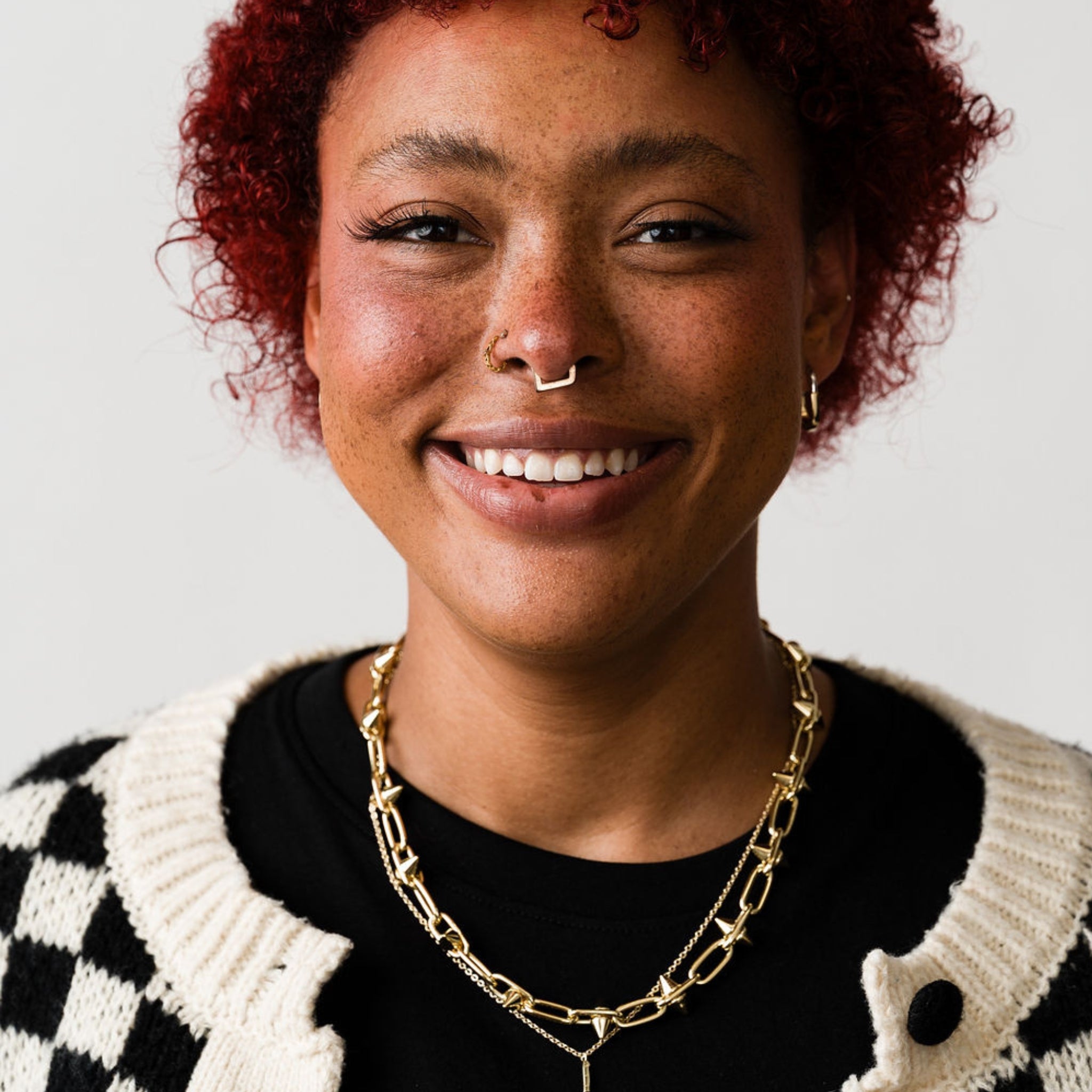 Toom Necklace | Gold Plated Spike Barbed Wire Jewelry | Larissa Loden