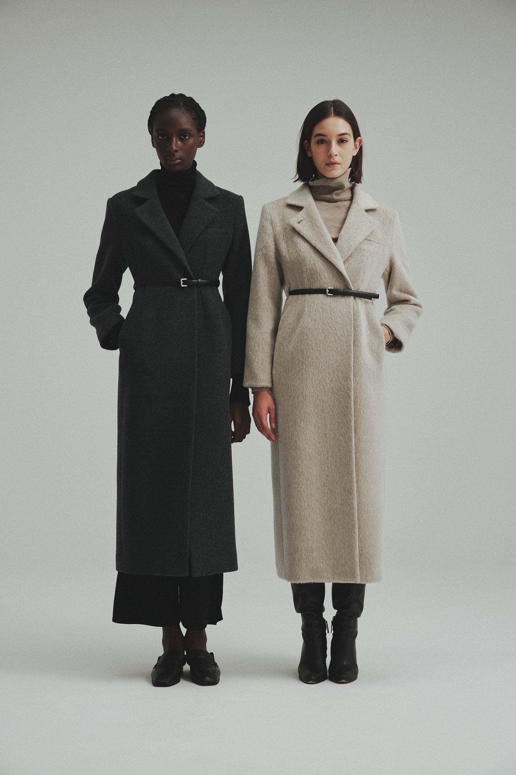 Belted Chester coat – L'AUBE BLANC