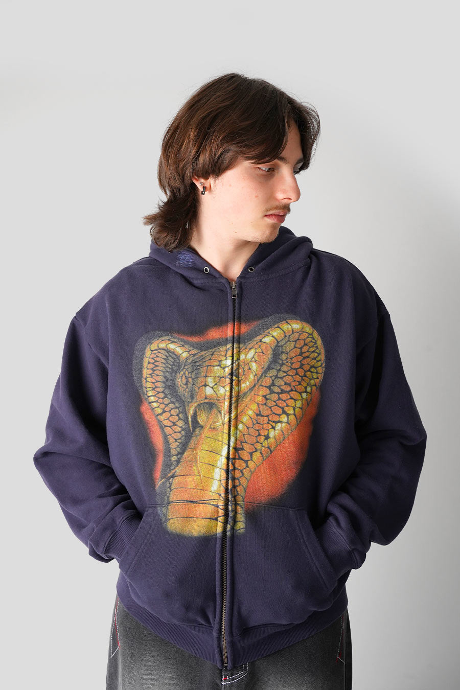 YARDSALE - BLUE KOBRA ZIPPED HOODIE – LE LABO STORE