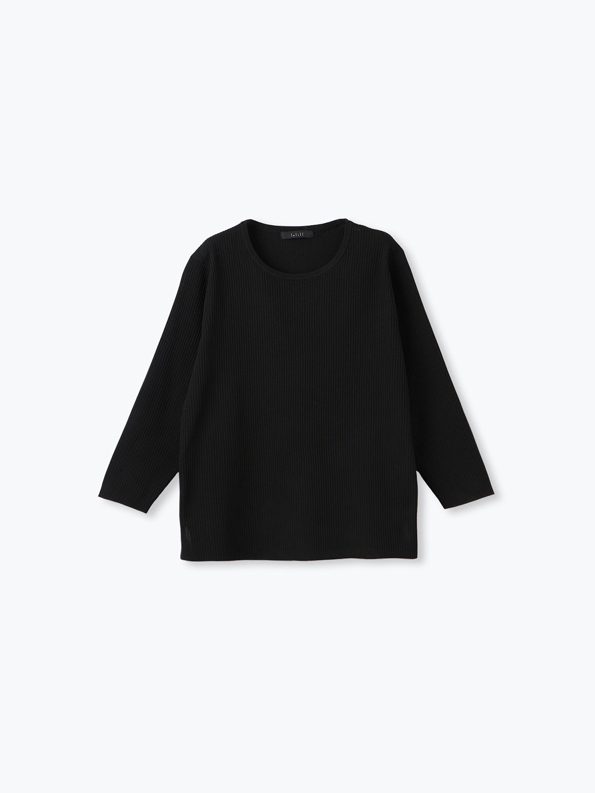 lelill レリル 8分袖ハイテクリブニット