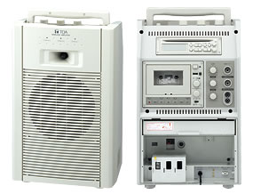 TOAワイヤレスアンプWA-1712（シングルタイプ）＆マイク（ワイヤレス1