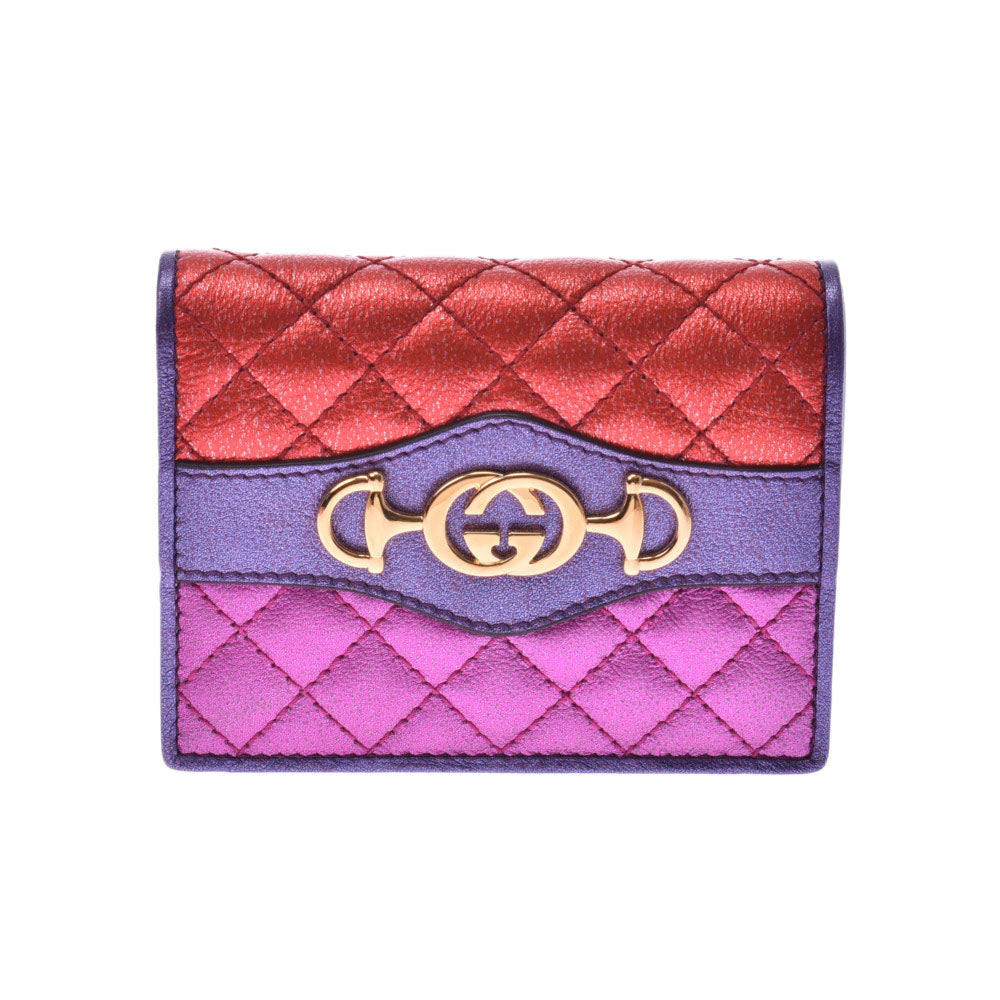 グッチコンパクトウォレット インターロッキングG ホースビット