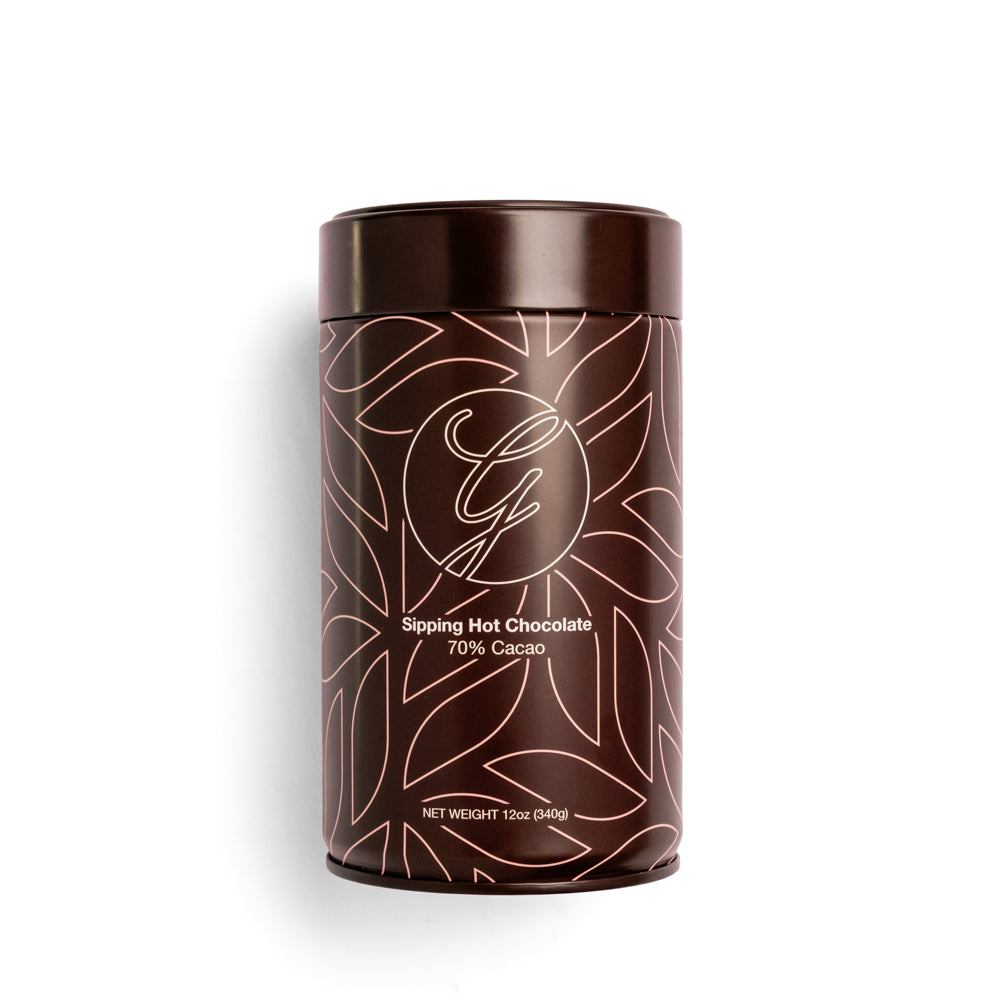 Sipping Hot Chocolate Tin – Ginger Elizabeth Chocolates