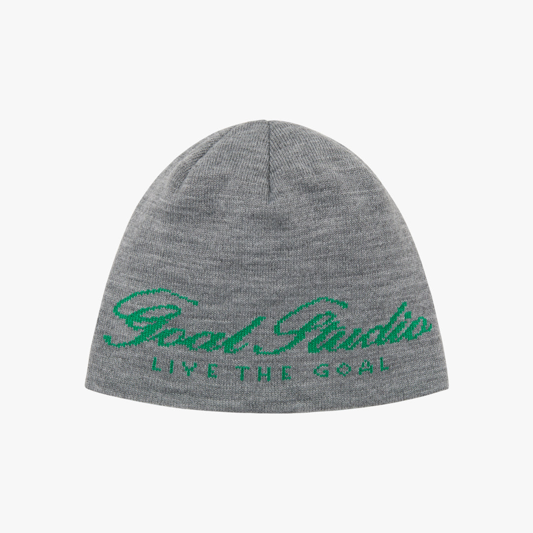 ゴールスタジオ エッセンシャル ジャカード ビーニー メランジ グレー