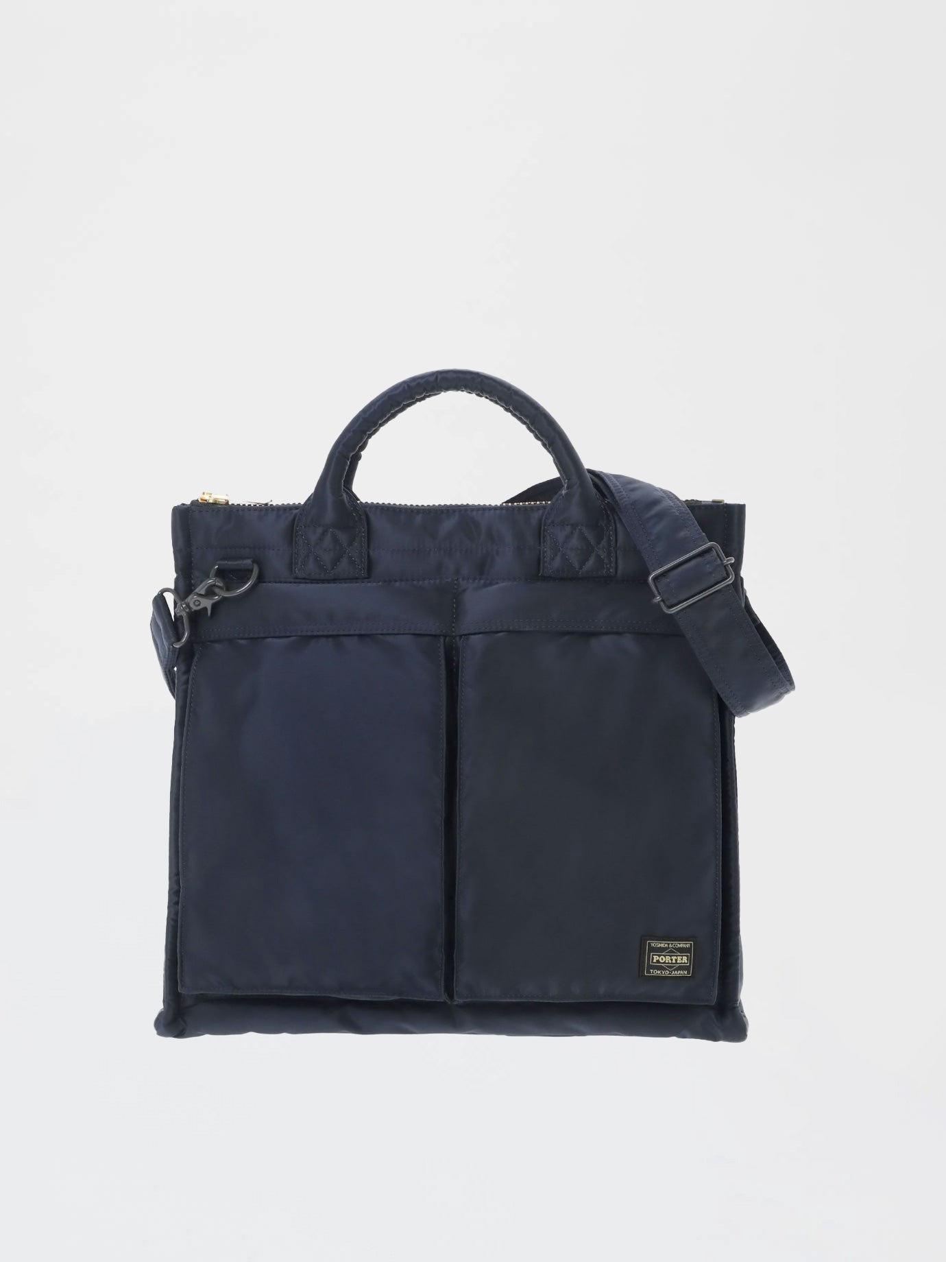 New Tanker Square Tote Bag (L), Navy – Goods