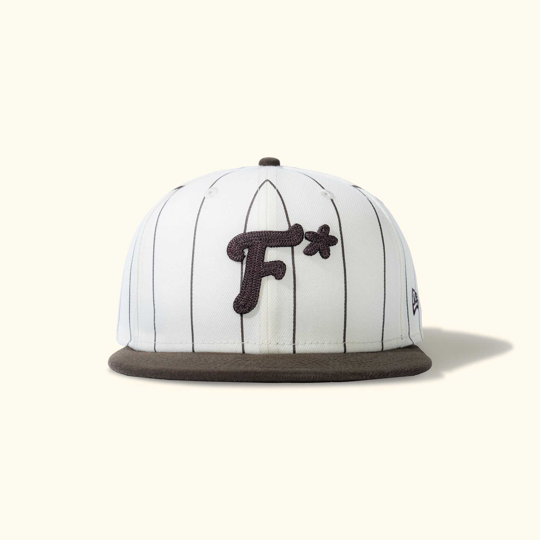 Striped F* Fitted Hat Brown – GOLF le FLEUR*