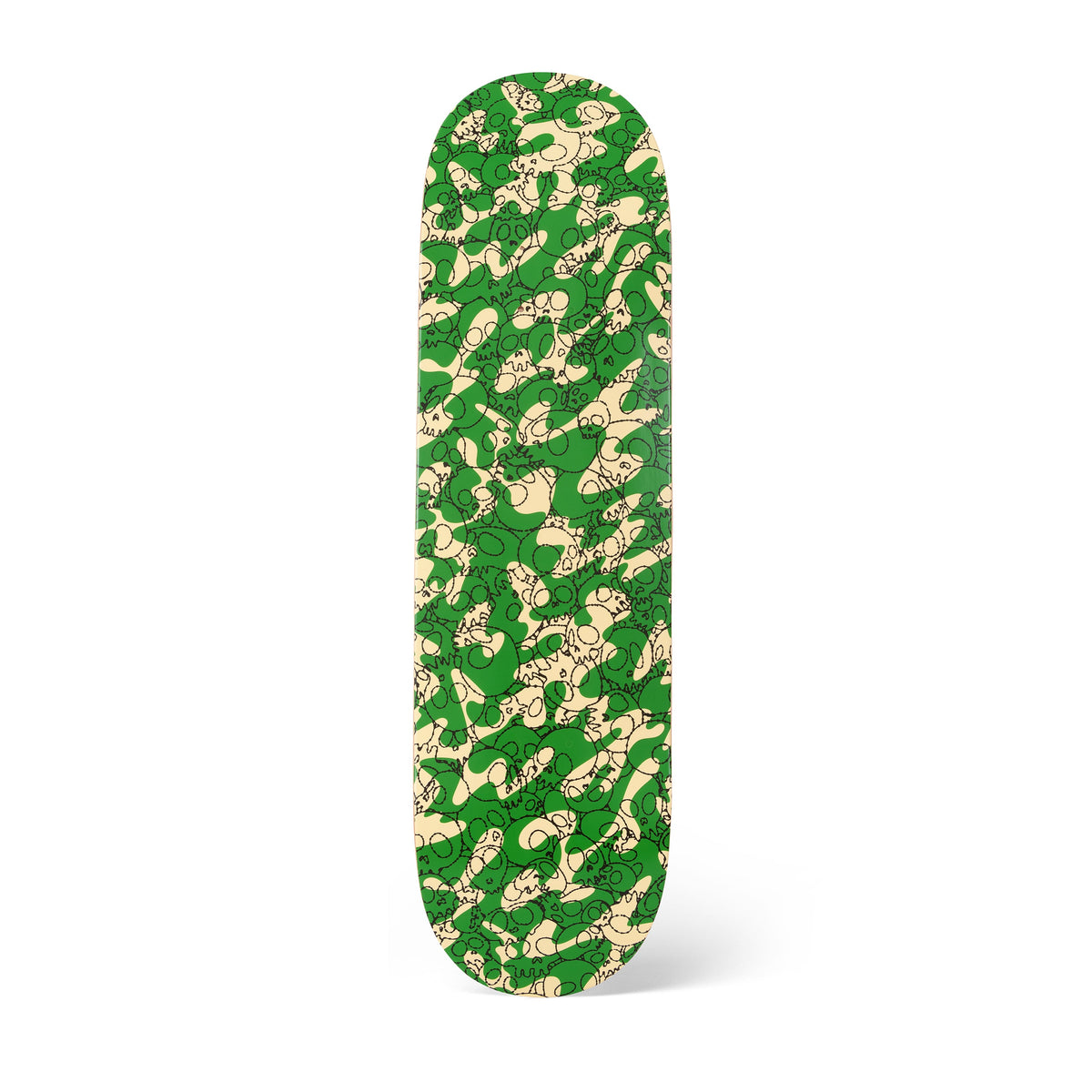 Takashi Murakami: Camo-Skull Skateboard Deck | Gagosian Shop