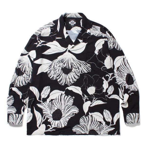 GAKKIN × BUDSPOOL 廻り花 L/S HAWAIIAN SHIRT – GXX