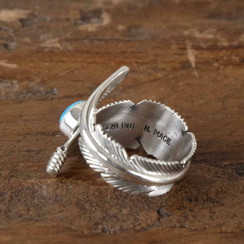 ◇size ハーヴィーメイス ターコイズ フェザーリング｜マライカ公式通販