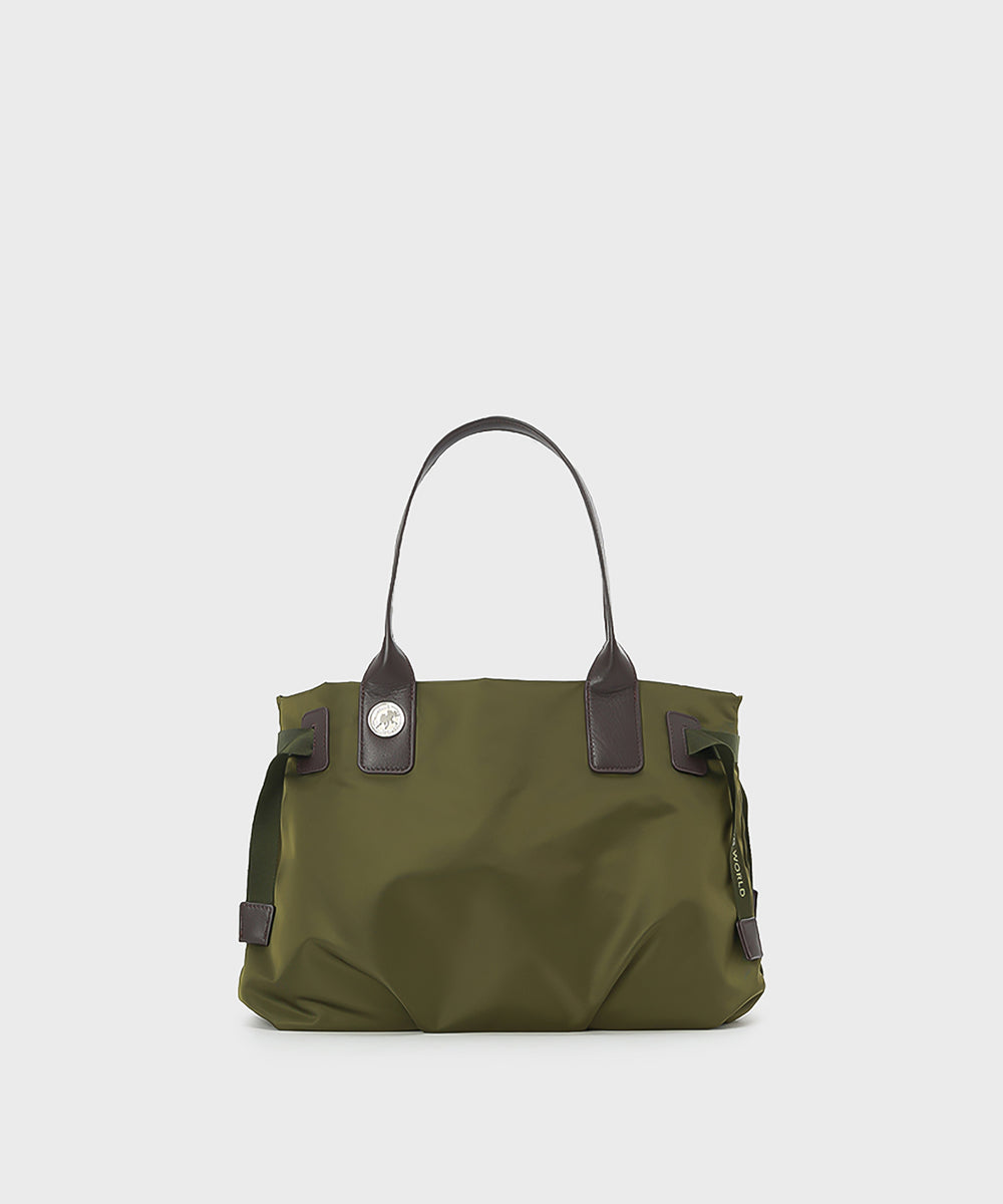 アットイーズサックフル[トートバッグS 7301SCF]オリーブ6109403346