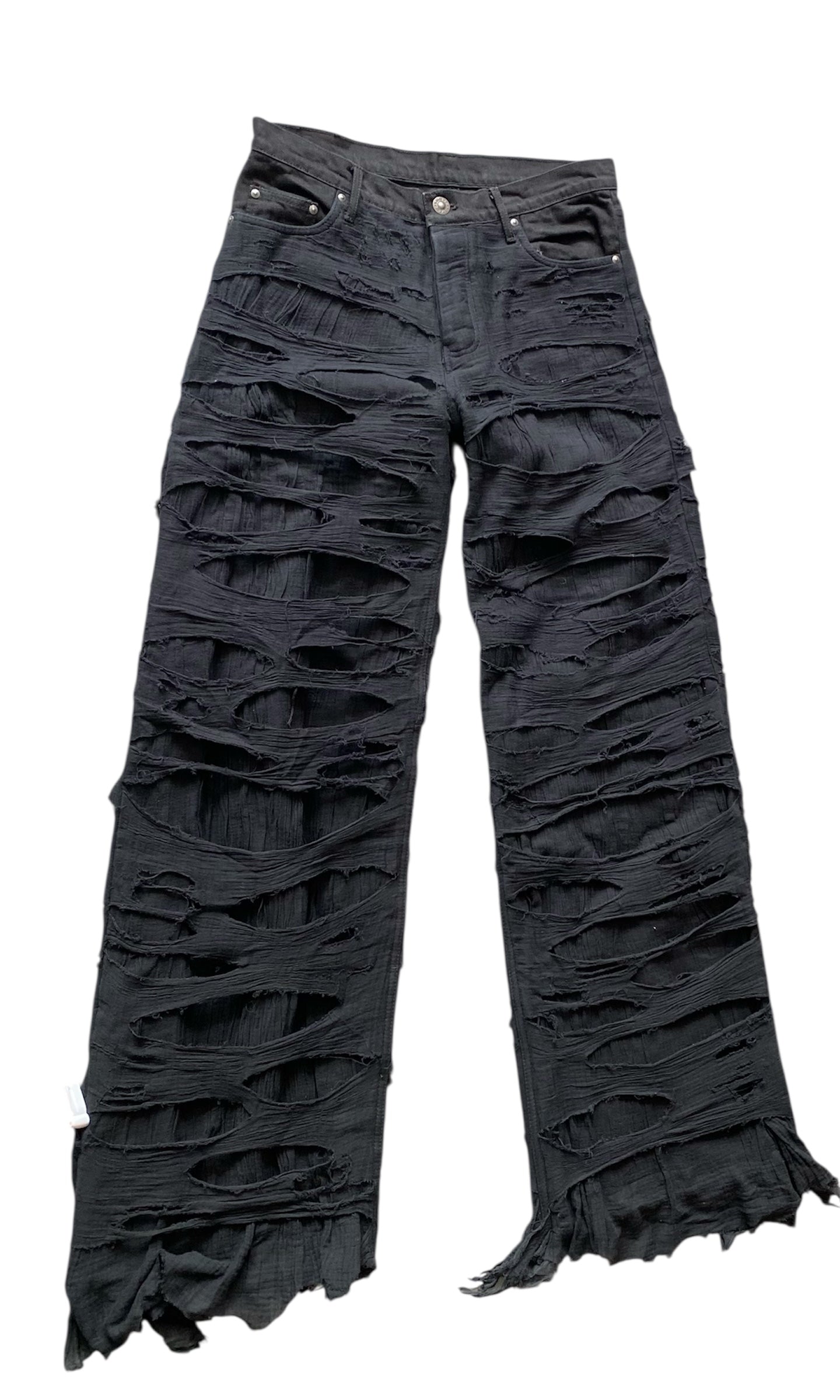 Used Paradoxe Paris Reaper Baggy Black Denim (Paradoxe