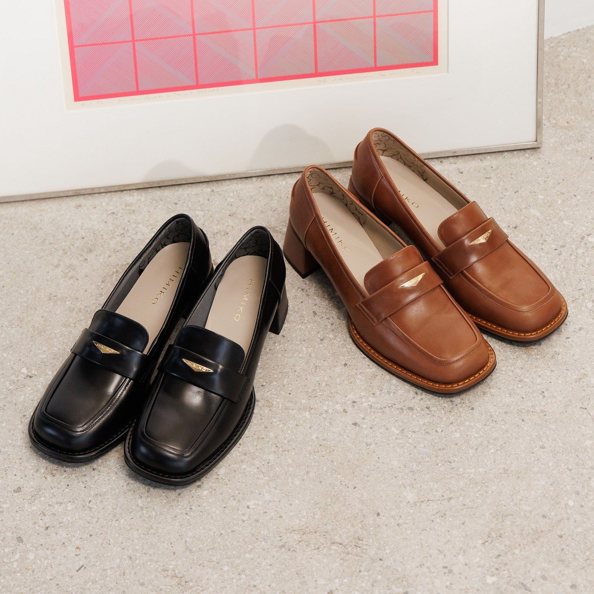 SALE】メタルポイントヒールローファー/651333