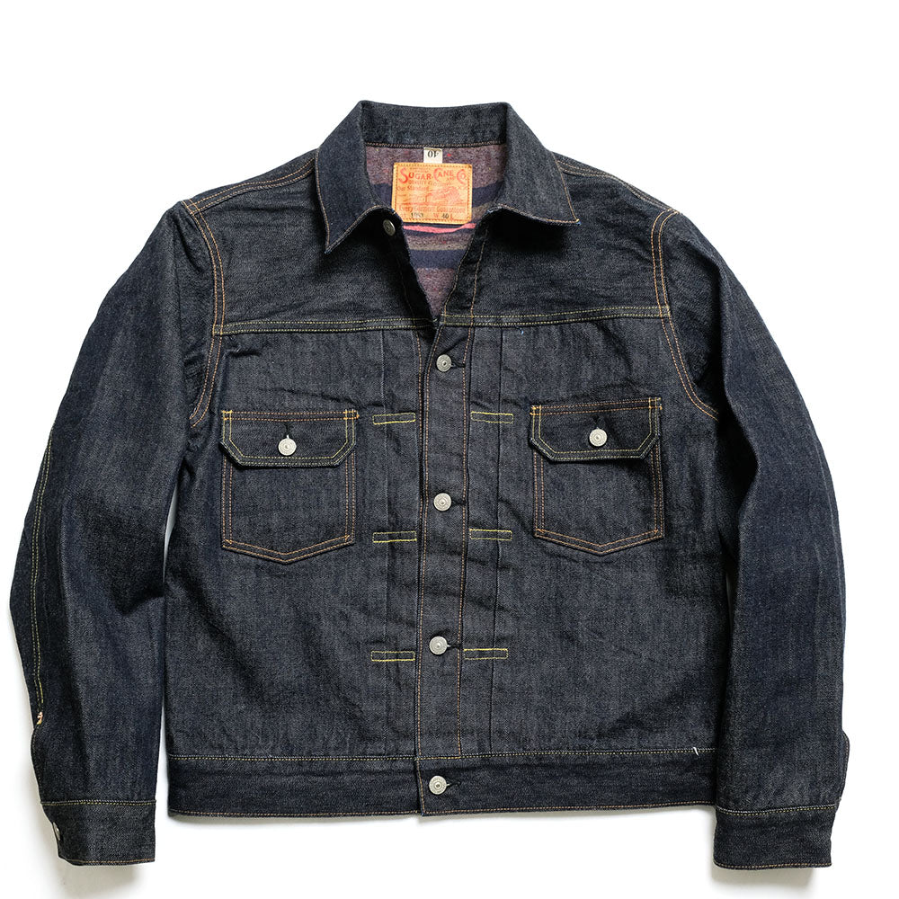 SUGAR CANE 14.25oz. DENIM BLANKET LINED JACKET SC15210 – HINOYA