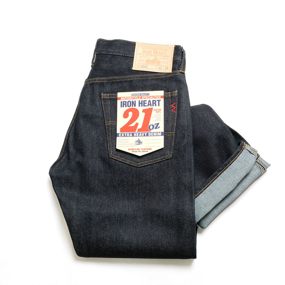 IRON HEART - 21oz. REGULAR DENIM STRAIGHT - IH634Z – HINOYA Online