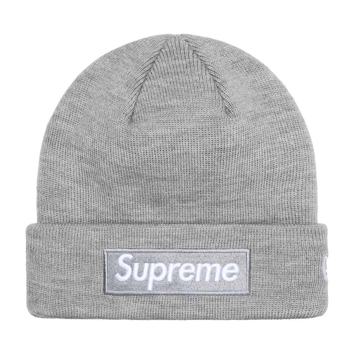 Supreme × New Era - Box Logo Beanie GREY【FW24-17-0061