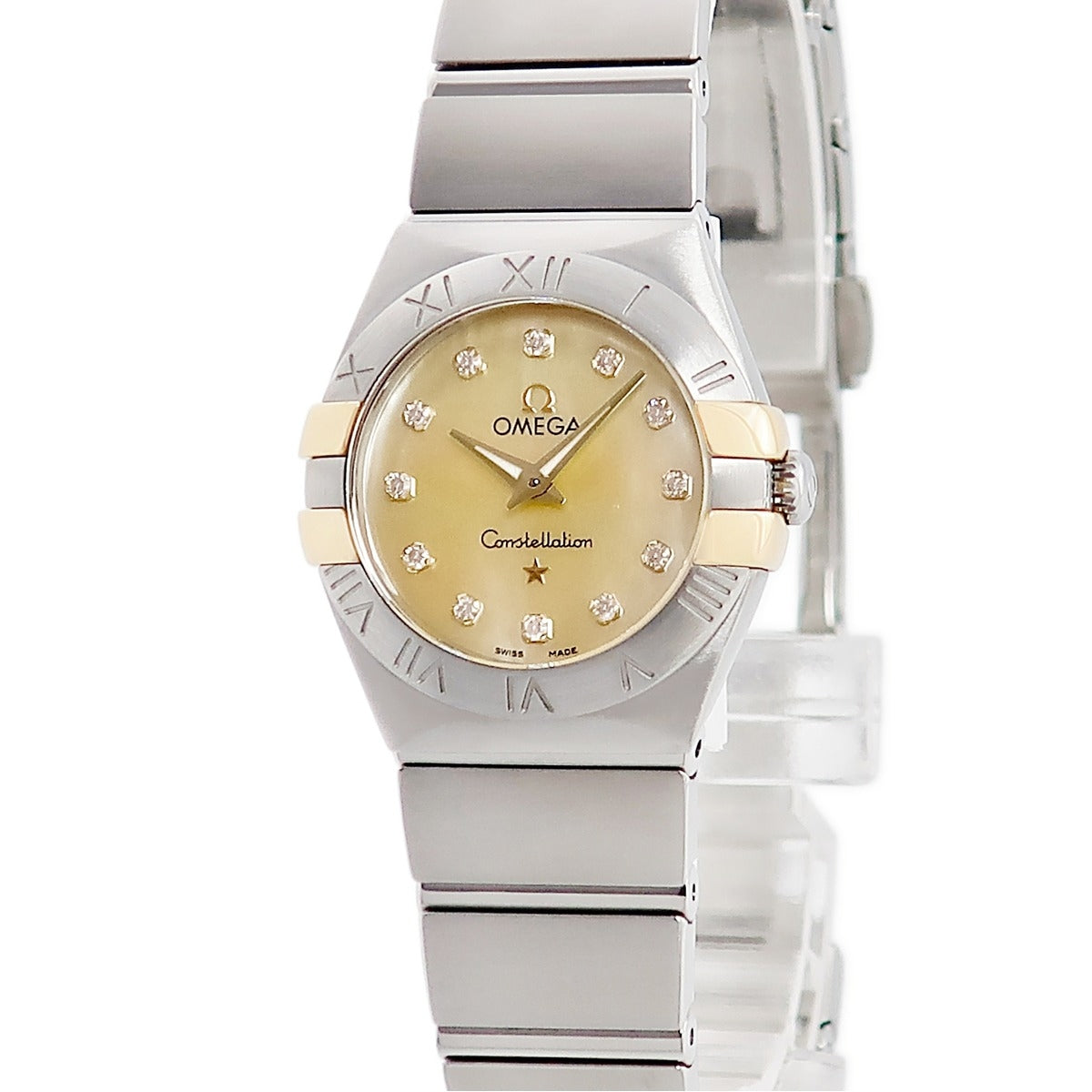 オメガ コンステレーション 純正コマ YG×SS 幅12mmリューズおまけ