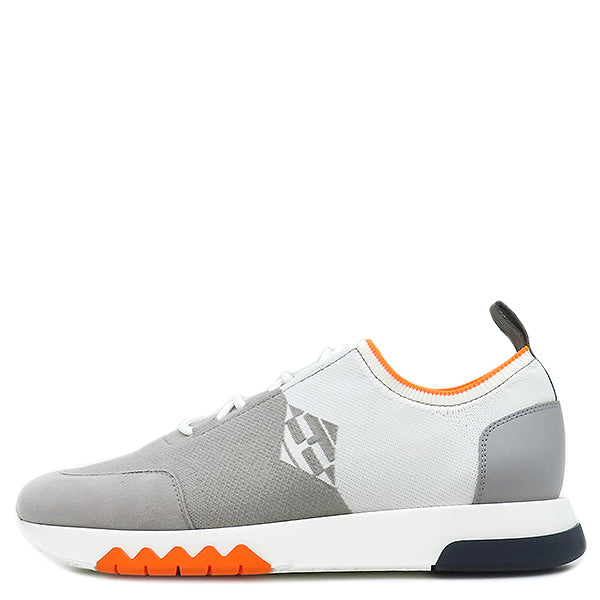 エルメス HERMES エクスプロイト H221902Z オレンジ×グレー ニット