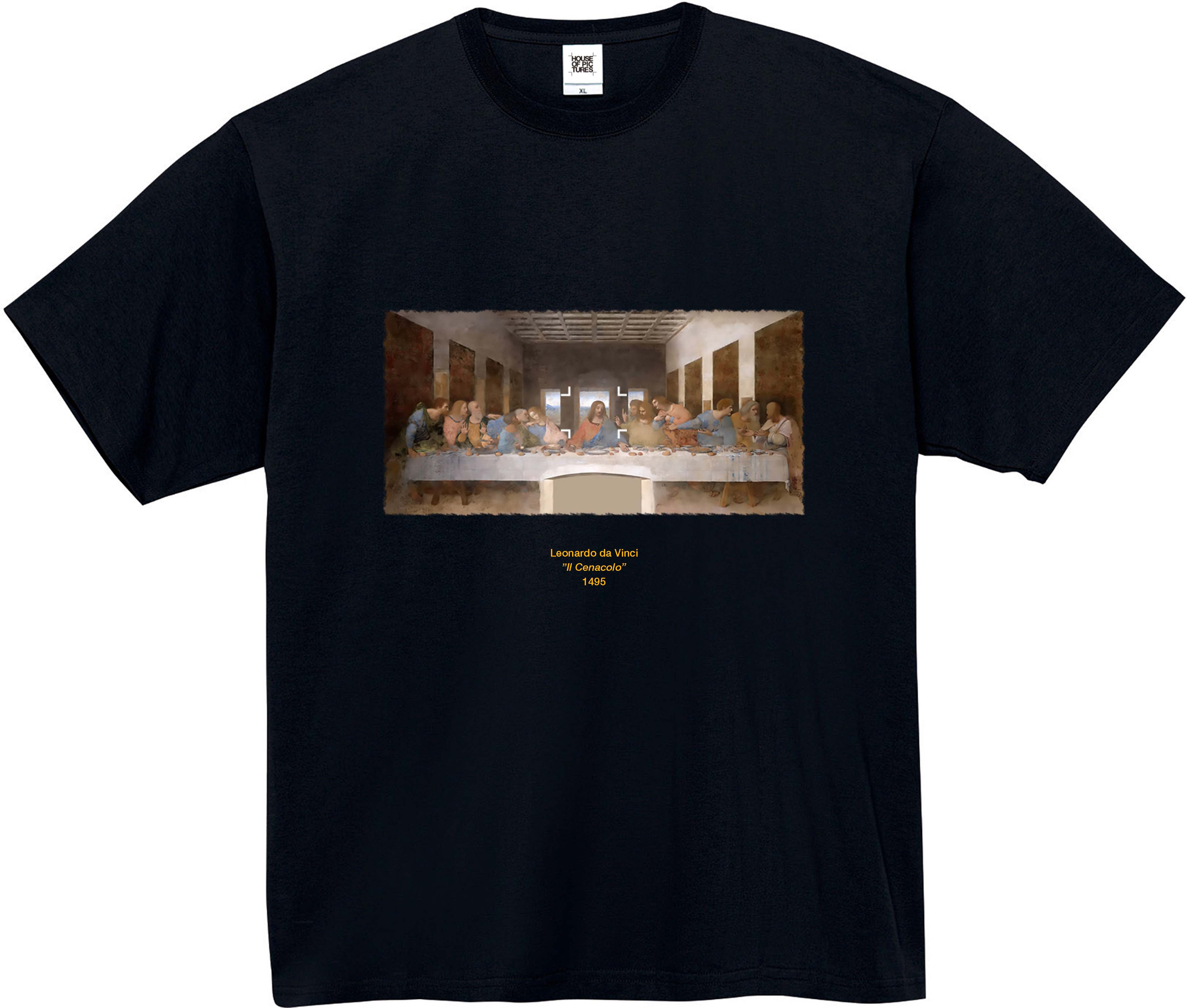レオナルド・ダ・ヴィンチ-最後の晩餐 / 半袖クルーネックTシャツ
