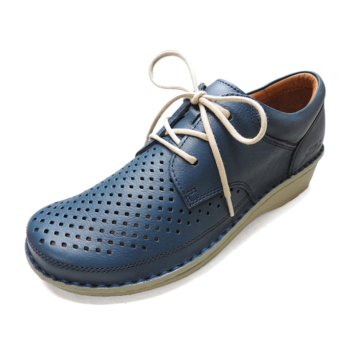 22.0のみ】【SALE】No.10811 パンチングレースアップシューズ（ダーク