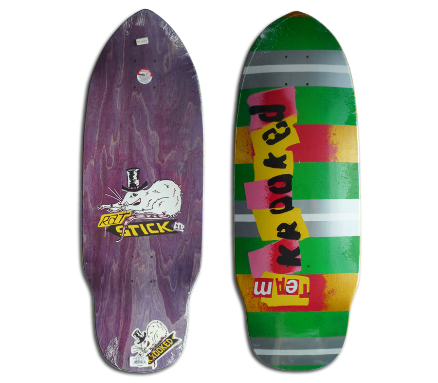 再入荷! KROOKED RAT STICK LIMITED DECK (8.75 x 29.125inch, 10.2 x