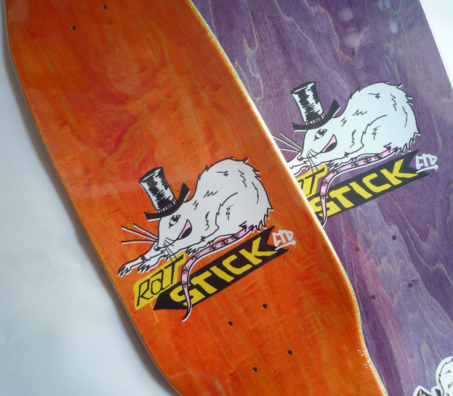 KROOKED RAT STICK LIMITED DECK (8.75 x 29.125inch, 10.2 x 29.125