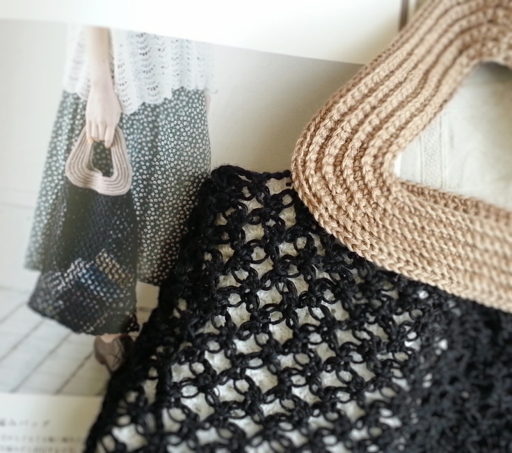 2017SS 七宝編みバッグ | michiyoAMIMONO