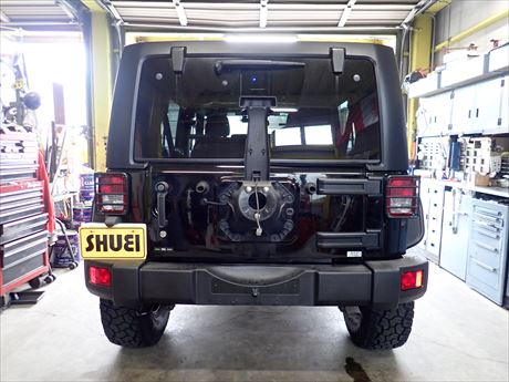 JKラングラーのスペアタイヤブラケット | 4WD・四駆カスタム