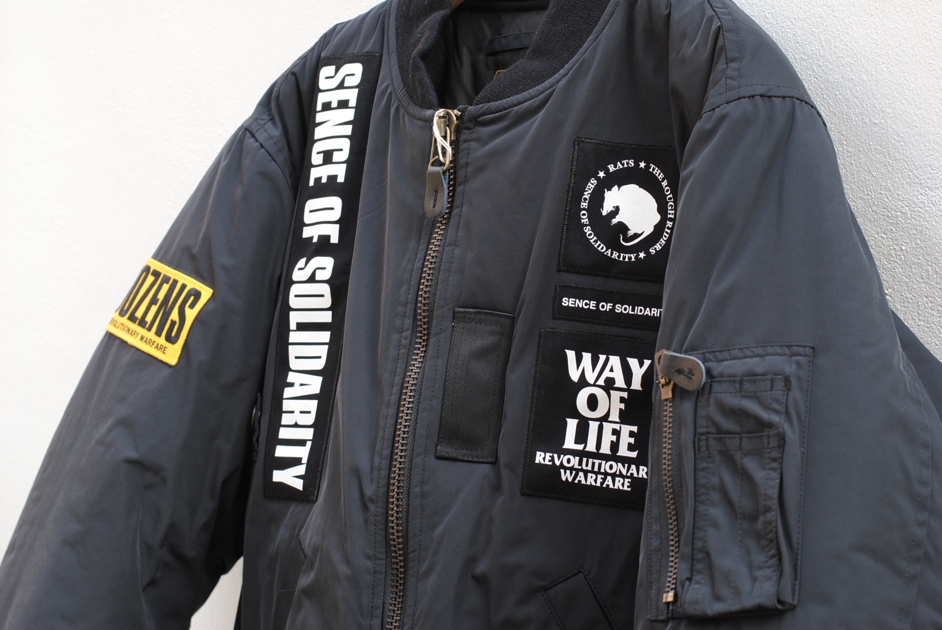 RATS MA-1 “PATCH” | EMILIANO｜RADIALL,DELUXE,WACKO MARIA