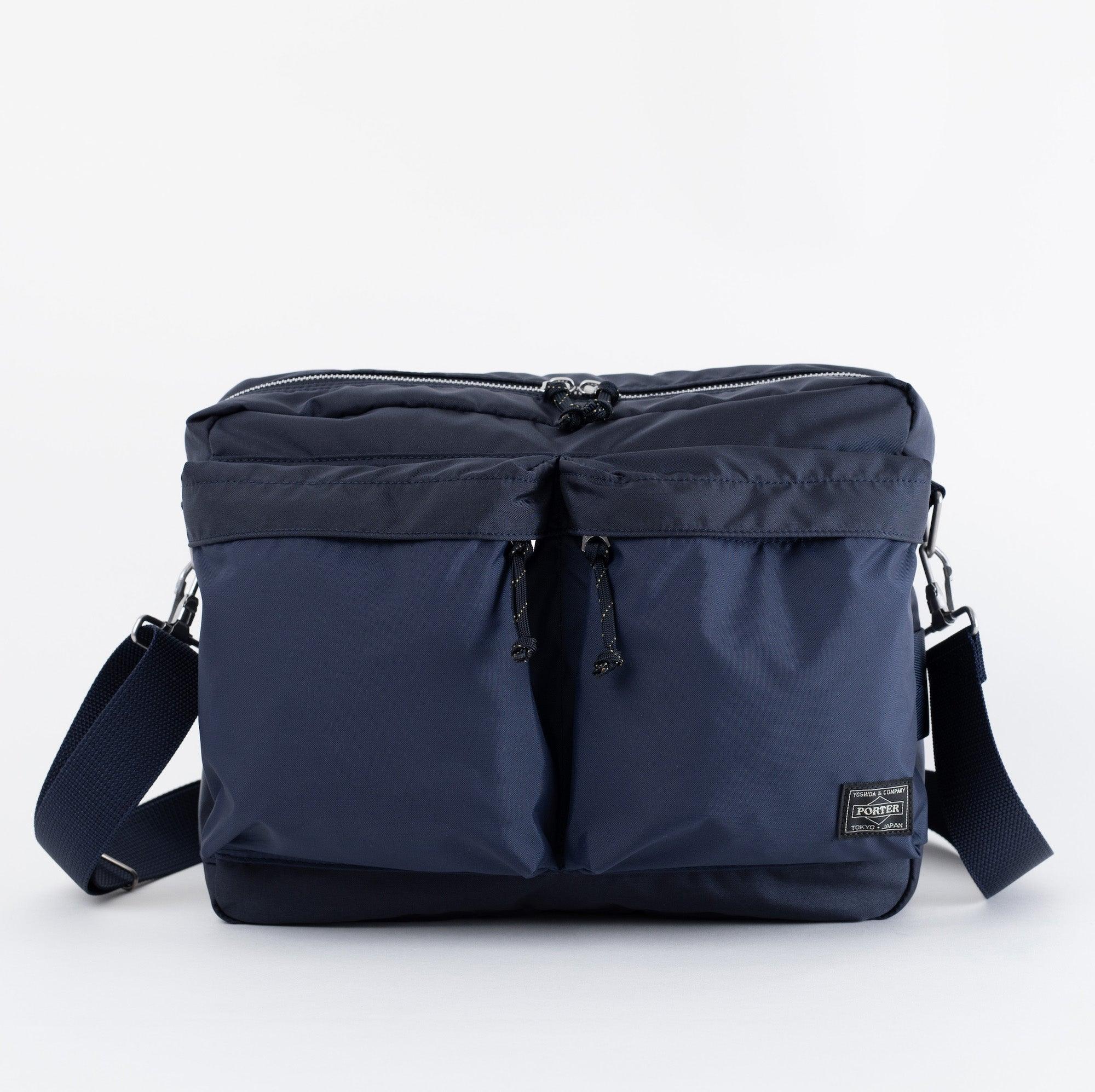 PO-FORCE-SHOULDER-BAG-NAV - Porter-Yoshida & Co- FORCE SHOULDER