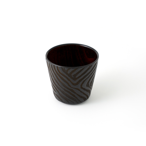 香川漆器〜5つの技!動物園シリーズ〜木製・象谷塗 フリーカップ ゼブラ