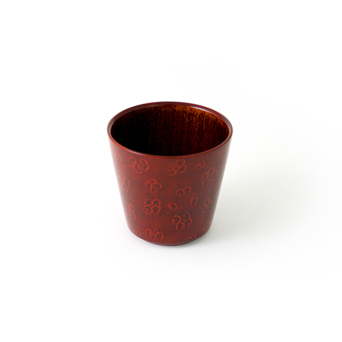 香川漆器〜5つの技!動物園シリーズ〜木製・後藤塗 フリーカップ 豹/一