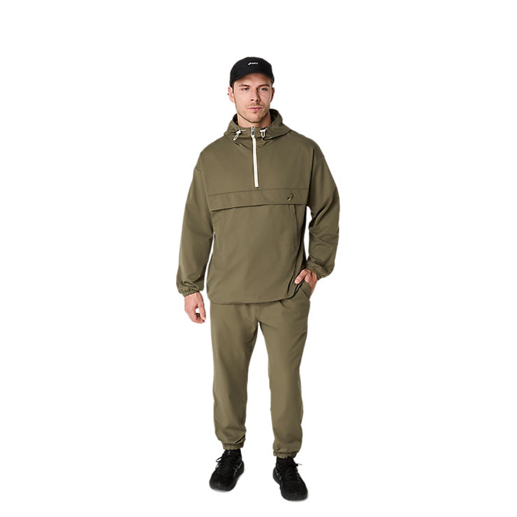 アシックス プルオーバージャケット ロングパンツ 上下セット ダブル