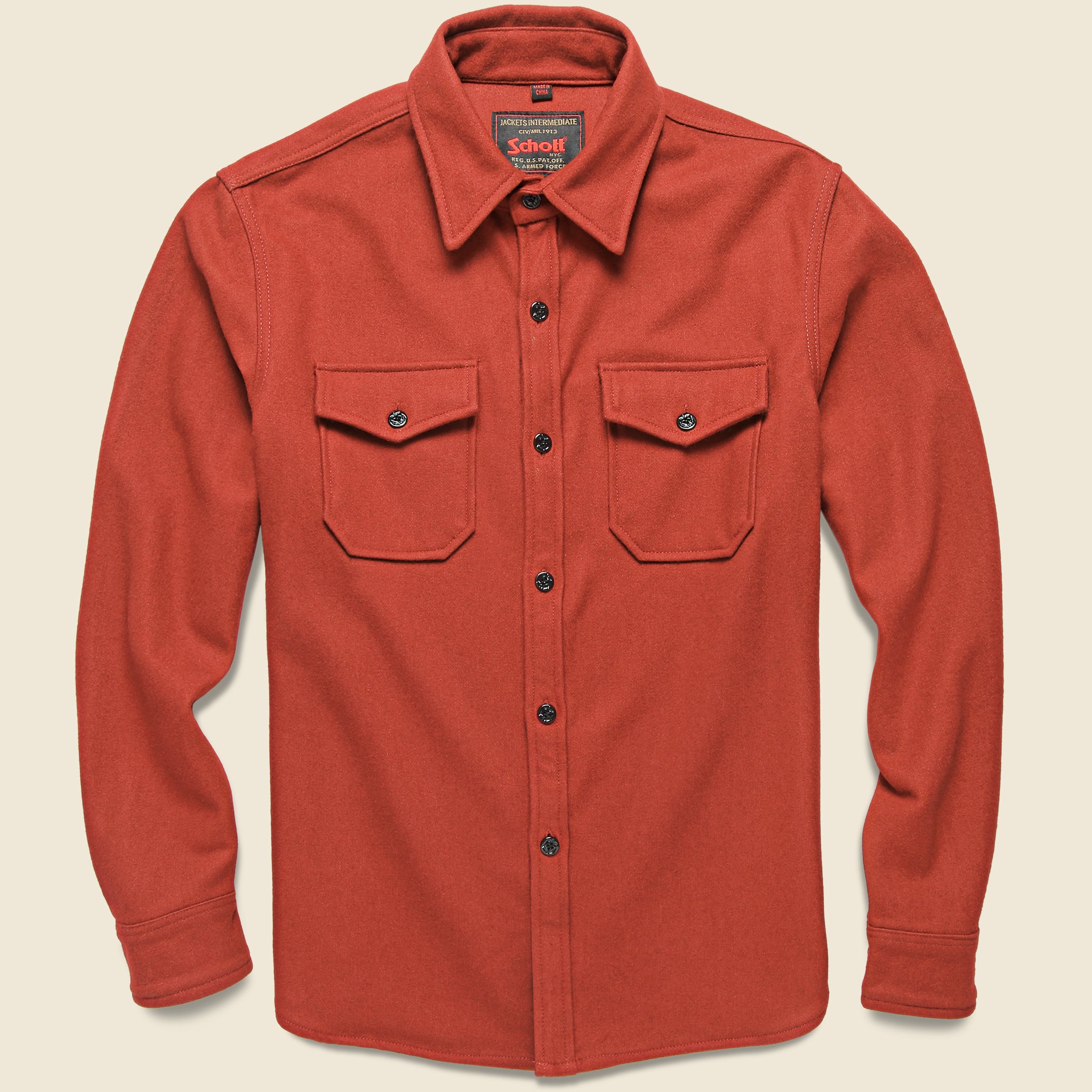 CPO Wool Shirt - Spice