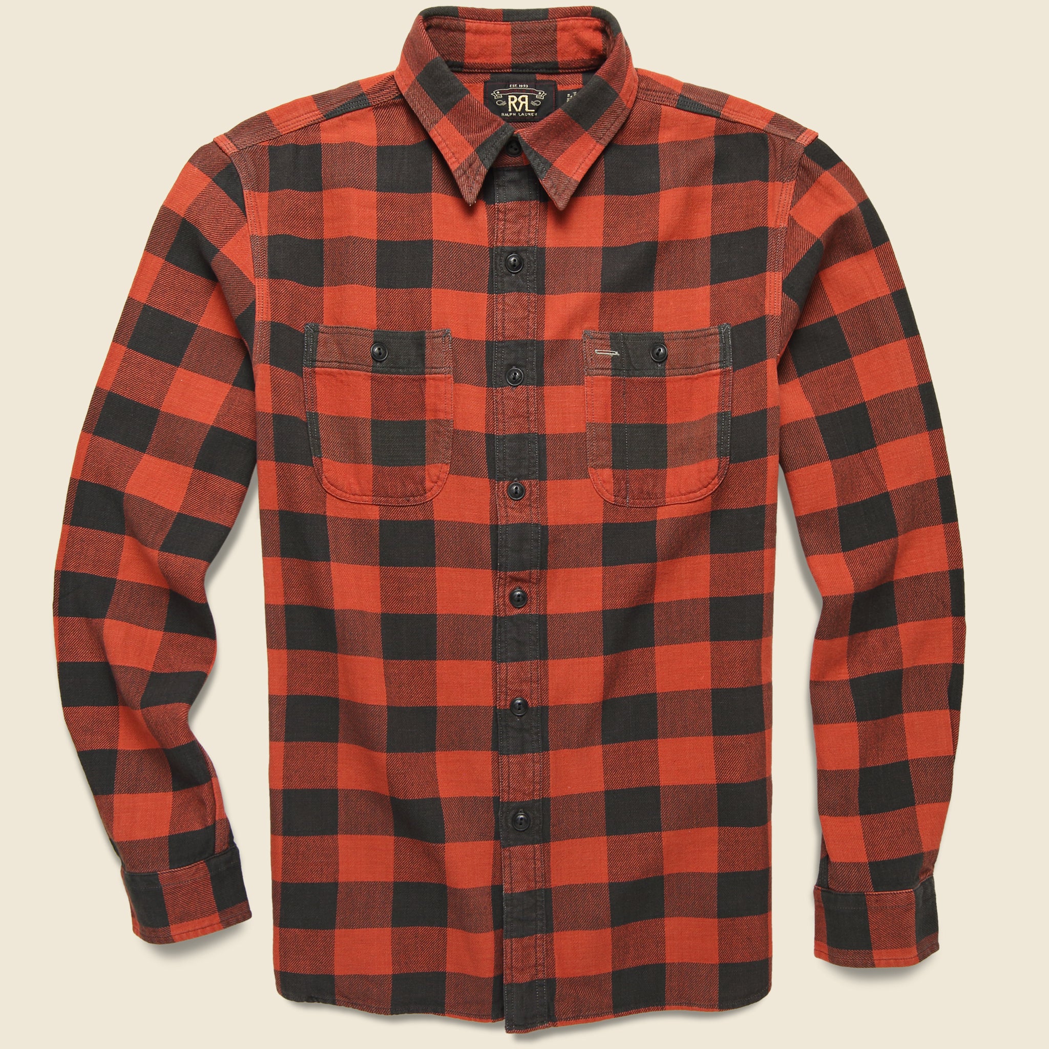 Farrell Plaid Workshirt - Red/Black