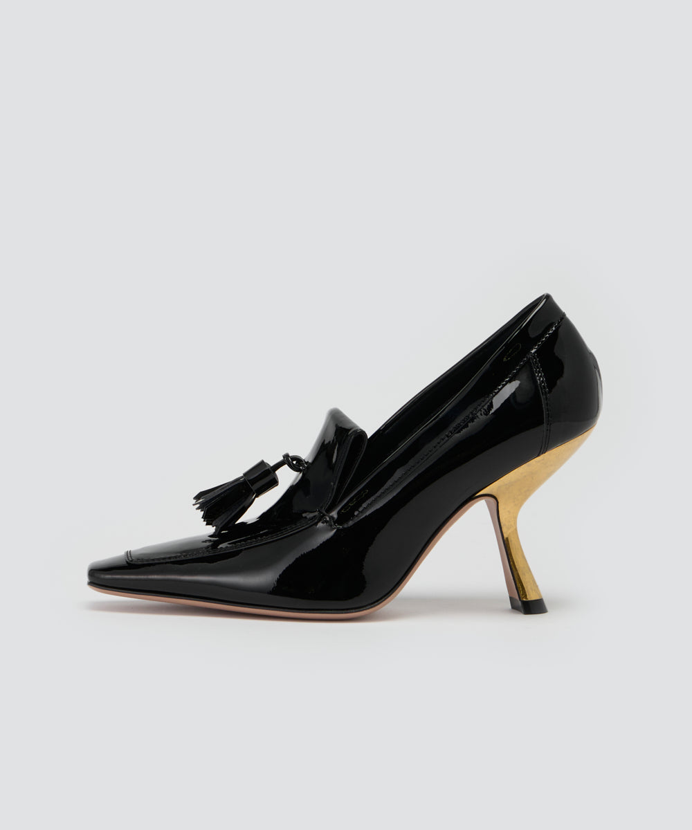 PELLICO | タッセル パンプス 9.0cm BLACK - アマンオンラインストア