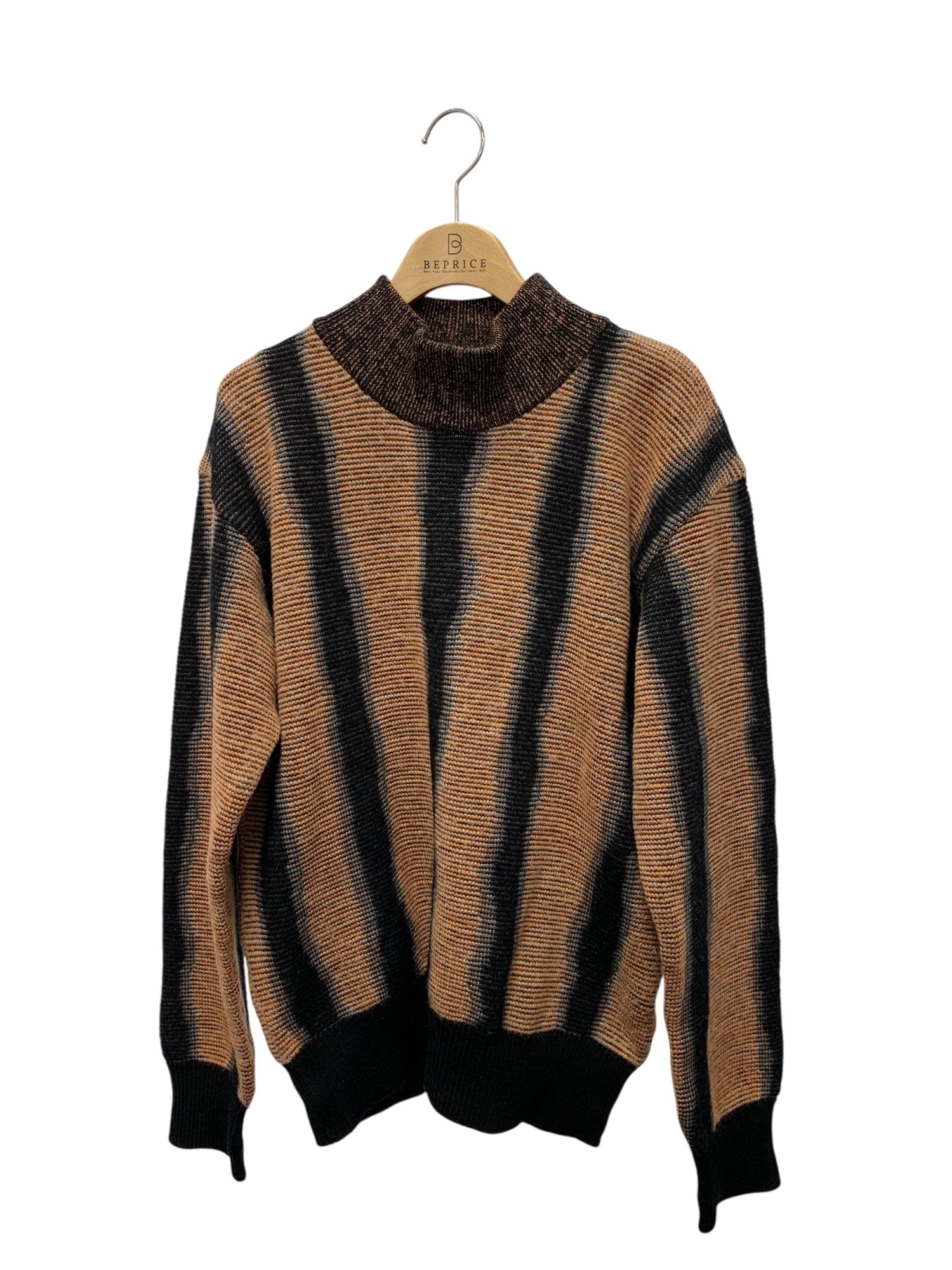 イッセイミヤケメン ME61KN034 ハイネックニット M オレンジ