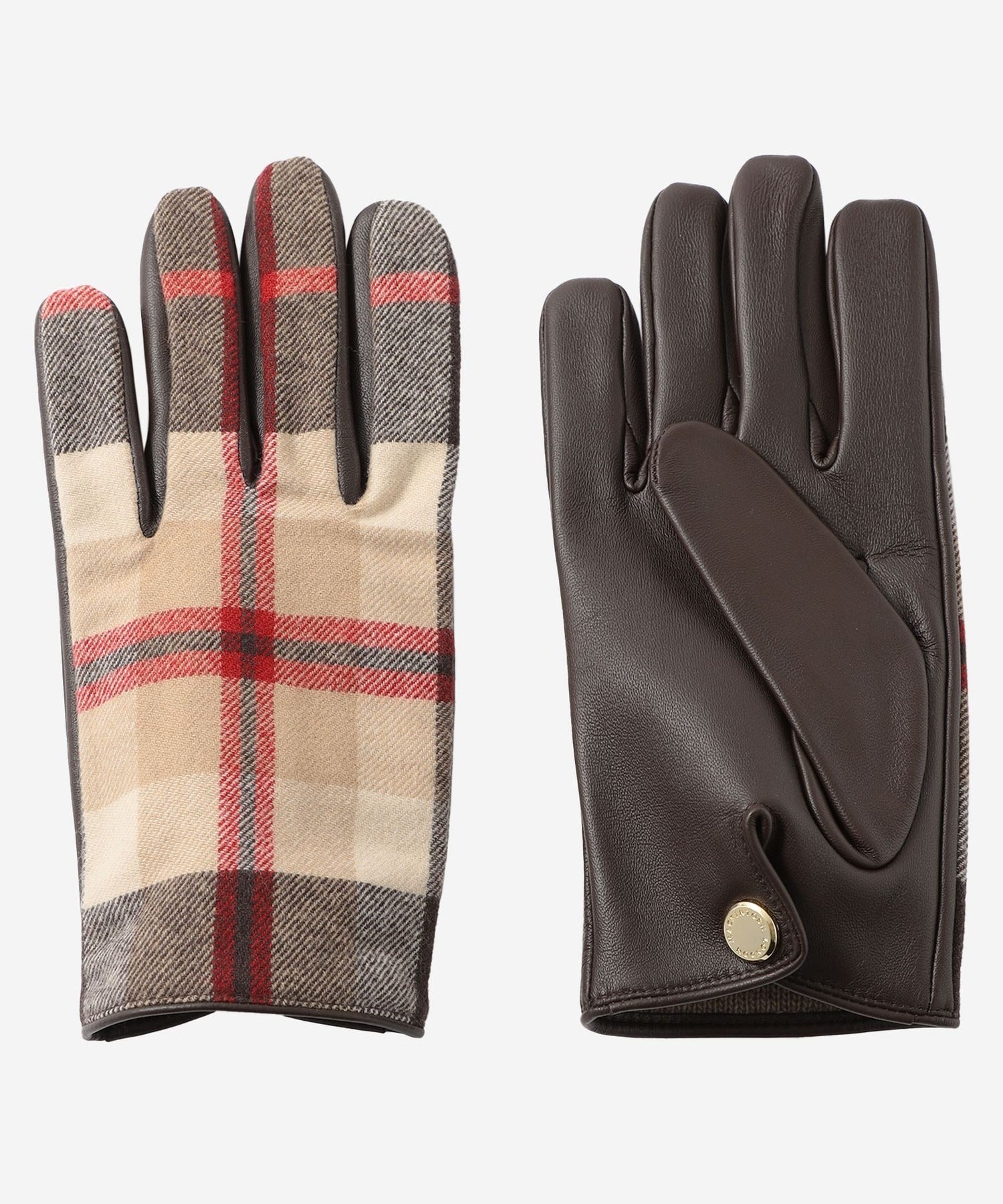 ラムスキン×ハウスチェックグローブ(グローブ)｜MACKINTOSH LONDON