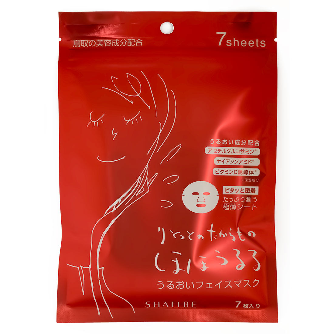 ほほうるる うるおいフェイスマスク – SHALLBE