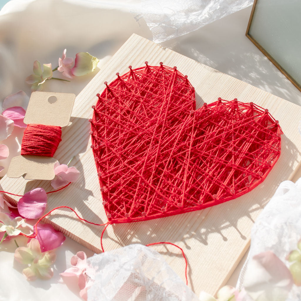 ネイルイット公式】結婚式 釘糸で作るストリングアート Nail it