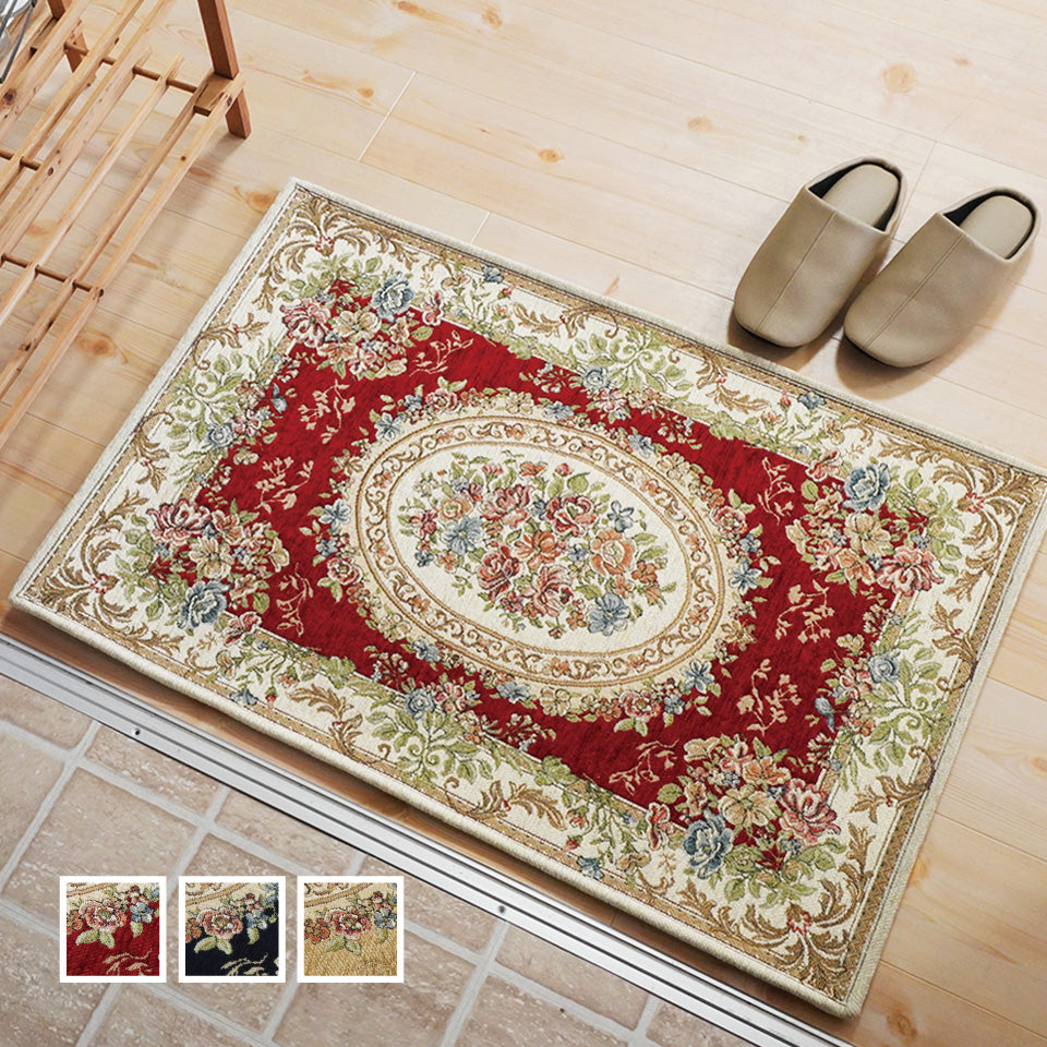 シェニール糸の高級感ある玄関マット｜ミラーノーブル 玄関マット