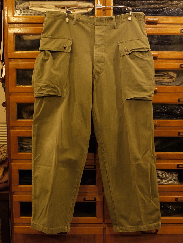 商品紹介 » WW2 “U.S.M.C.” P44 HBT PANTS - Suntrap, Vintage