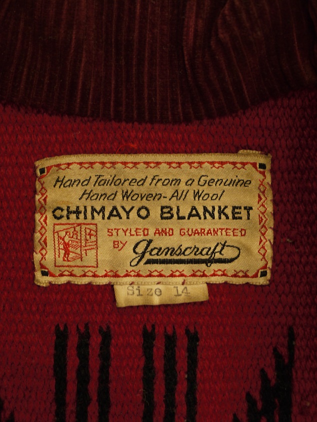 商品紹介 » 30's “ganscraft” CHIMAYO JACKET - Suntrap, Vintage