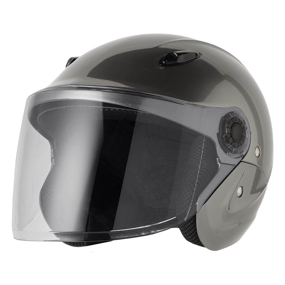 石野商会 セミジェットヘルメットXL チタンシルバー ISN21104TISV