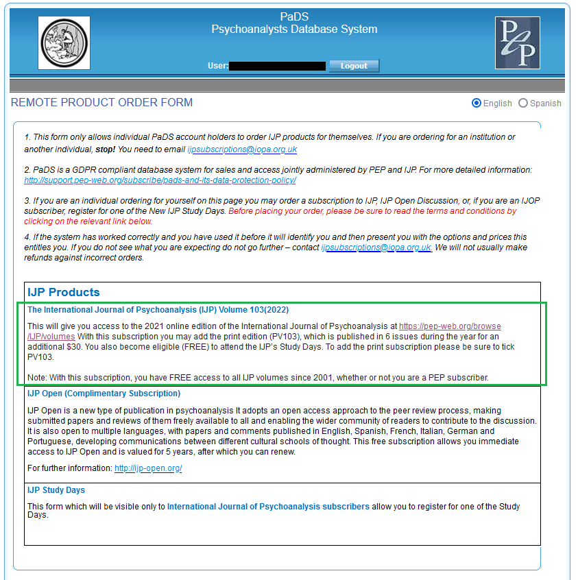 How to Order an IJP Subscription (Digital & Print)