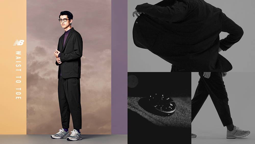 ニューバランスからパンツコレクション【WAIST TO TOE】にセットアップ