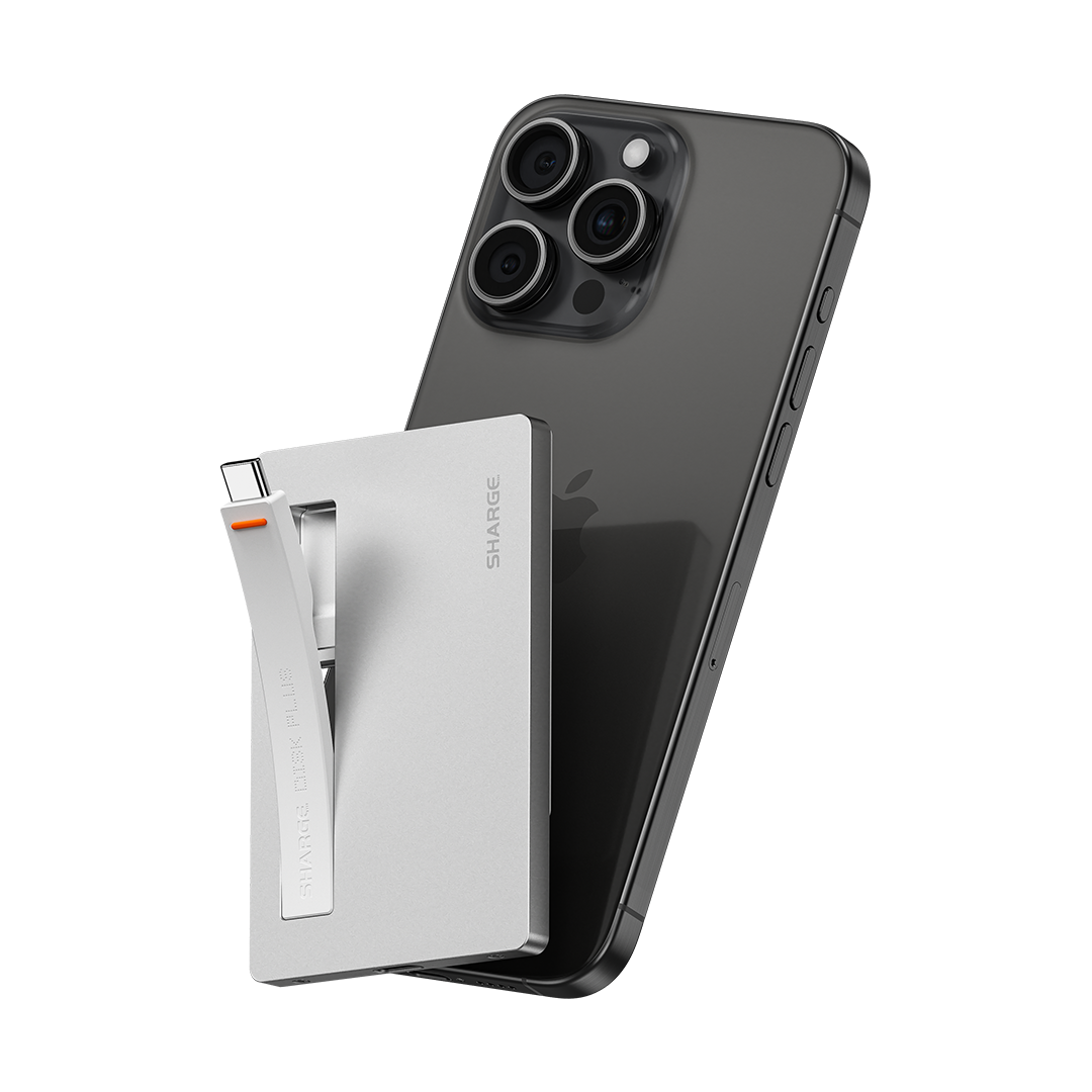 SHARGE Disk Plus 世界最薄0.24インチ データ+充電(PD 100W)同時