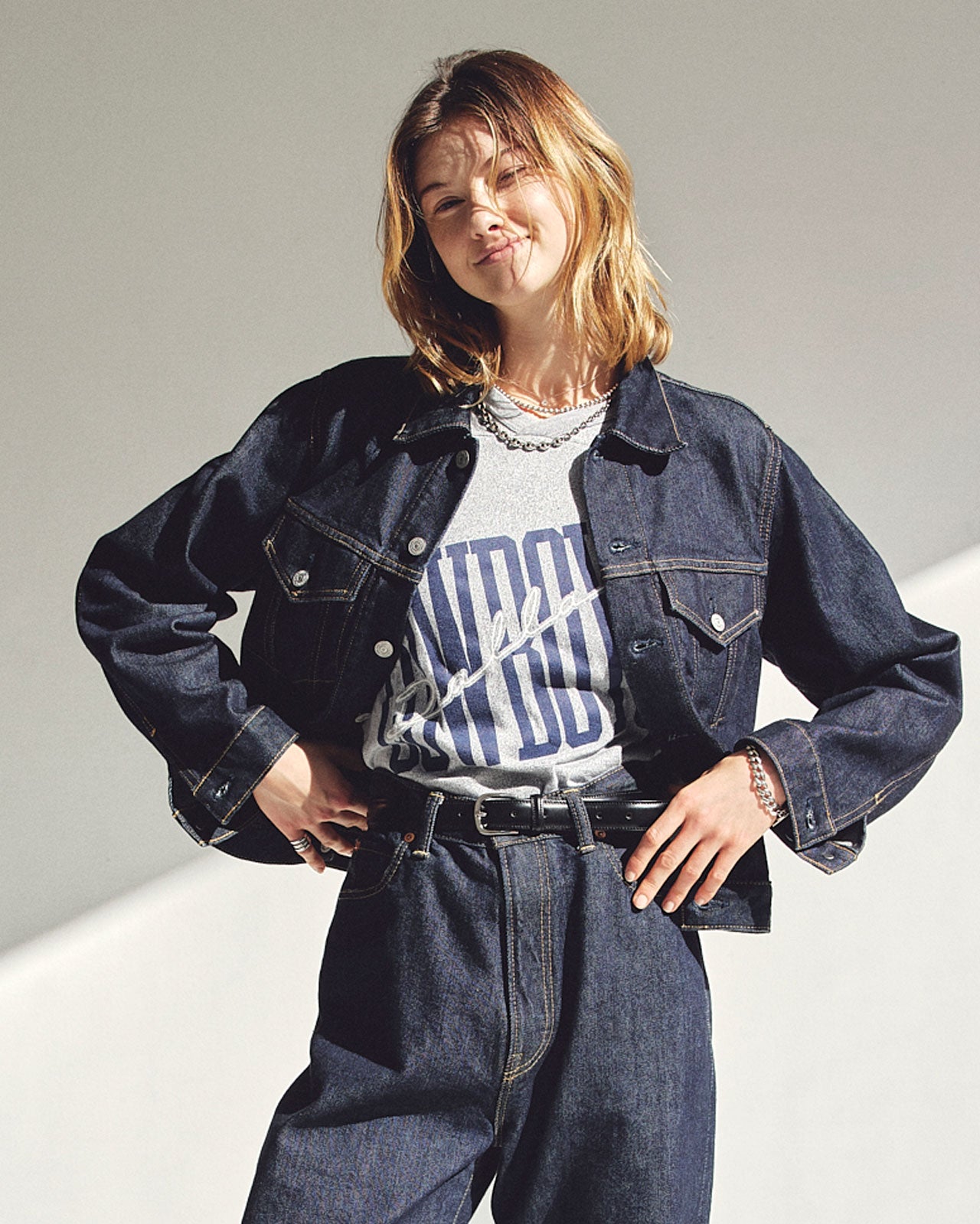 Shinzone（シンゾーン）】DENIM JACKET(NAVY) デニムジャケット Gジャン