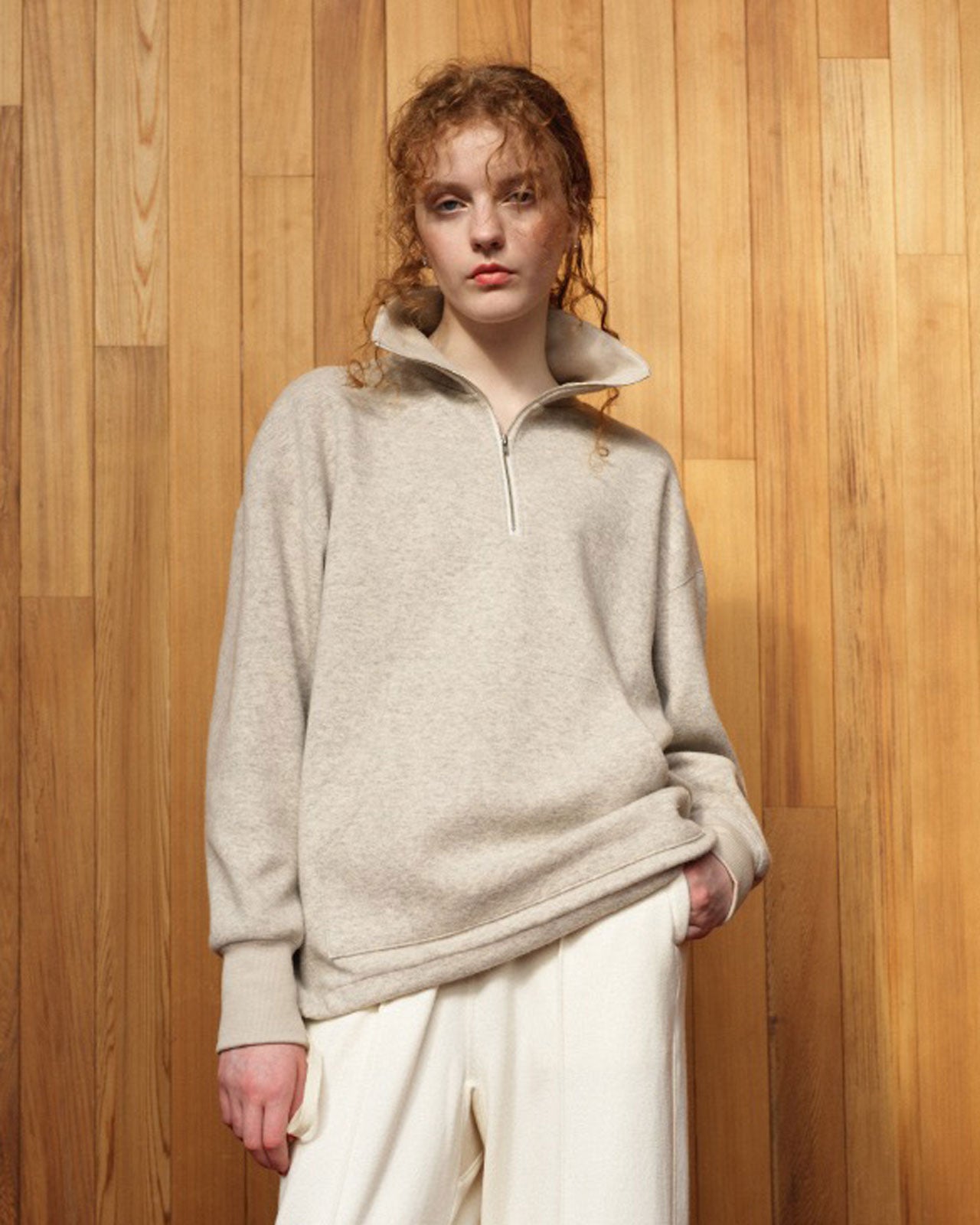 HALF ZIP SWEATSHIRT – Shinzone