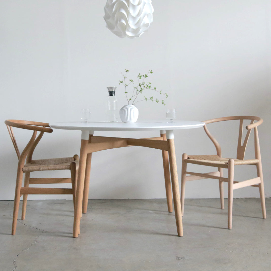 BA103 ホワイトラミネート天板 Φ110 | カールハンセン&サンの正規代理