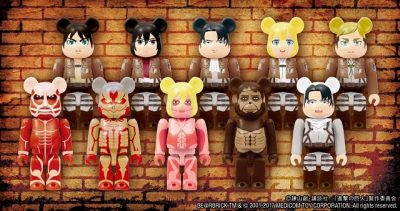 調査兵団と巨人たちのベアブリックが登場！ “リヴァイ【お掃除ver